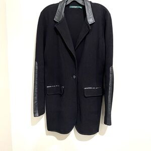 Ralph Lauren Knit Black Blazer